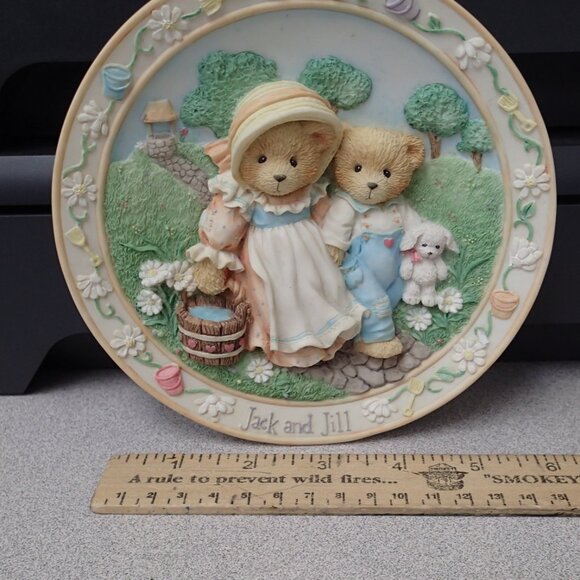 Cherished Teddies Jack and Jill Plate - Picture 2 of 5